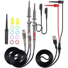 P6100 Sonde un Clip per Oscilloscopio da 100 MHz con Kit di Puntali da BNC 1392