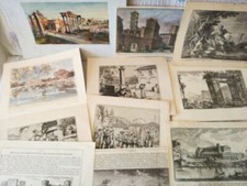 ROMA lotto 45 stampe varie epoche varie misure