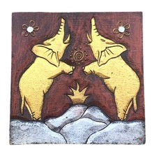 Elefante Arte Parete Fatto a