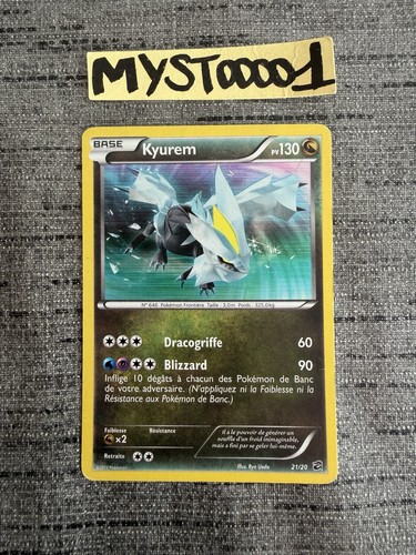 Carte pokémon kyurem - pokémon, 21/20