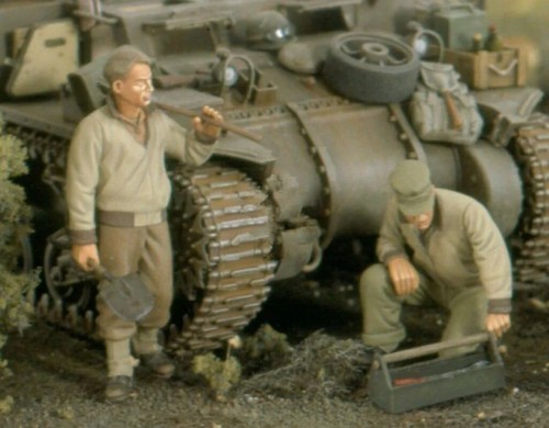 Wwii tank crew - 1/35, mechanics