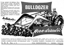 PUBBLICITA' 1956 BULLDOZER