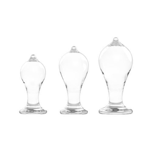 Plug dildo anali trasparenti - 3,