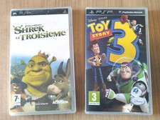 lot 2 jeux  SONY PSP SHREK  le