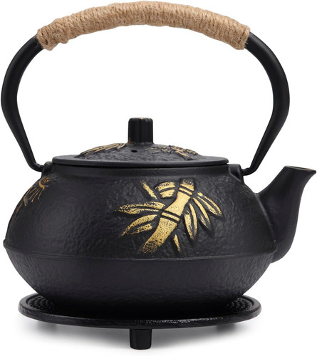 Teiera ghisa giapponese con - ghisa,