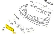 Esca targa per Mercedes Benz