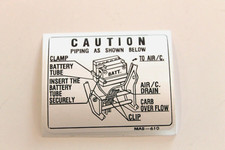 HONDA ADESIVO BATTERIA PER