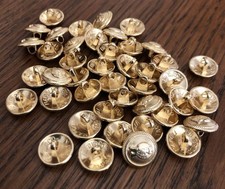 LOTTO OLTRE 40 BOTTONI POLIZIA DORATI BOMBATI MARCATI F.lli TURCO