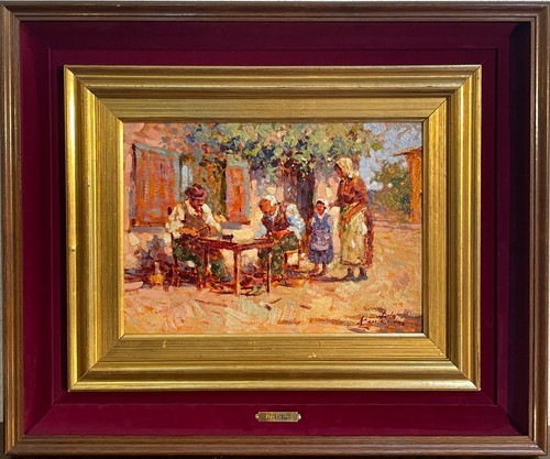 Dipinto olio tavola i - dipinto, tavola,