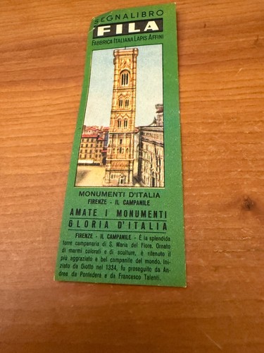 Segnalibro fila monumenti - fila,