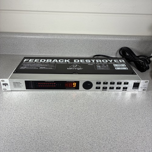 Behringer feedback destroyer - behringer,