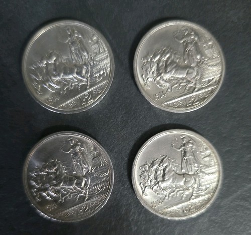 Pezzi lire 1914 - 4, quadriga