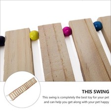  Uccellino Giocattolo Trespolo Per Pappagalli Altalena Di Calopsitta