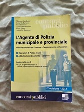 Libro Concorsi Pubblici L'Agente di Polizia Municipale e Provinciale 2013 T12