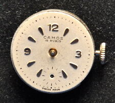 Movimento Orologio Camos 15 Rubis  parti di ricambio