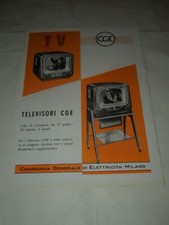TELEVISORI CGE MILANO  -