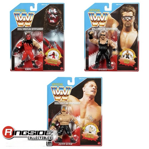 Mattel wwe official retros - wwe,