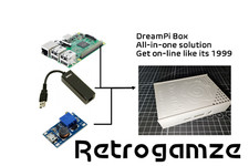 Sega Dreamcast DreamPi Box (tutto in 1) NTSC PAL 9v 18v induttore di tensione di linea LVI