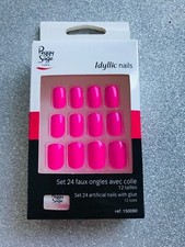PEGGY SAGE KIT 24 FAUX ONGLES IDYLLIC NAILS + COLLE 150080 rose