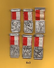 6 MEDAGLIE DA COLLEZIONE Svizzere Avancarica anni 50