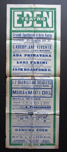 Manifesto originale teatro - manifesto,