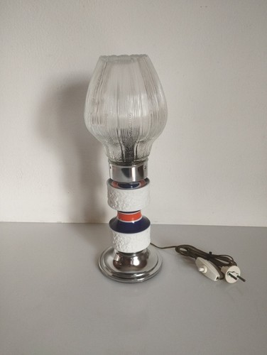 Lampada tavolo metallo e - lampada,