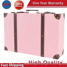 Valigia vintage rosa stile