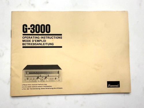Sansui manuali servizio e - manuali, di
