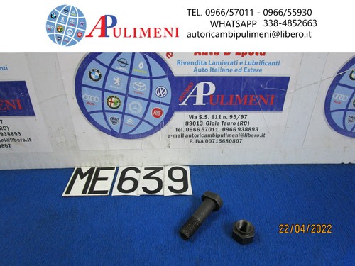 Perno bullone dado - bullone, c/dado