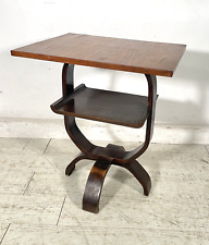 ANTICO TAVOLINO ART DECO LEGNO NOCE epoca 1900 RETTANGOLO TAVOLO FUMO SALOTTO