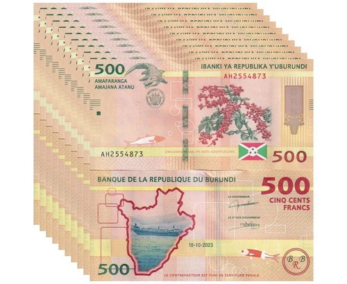 Burundi 500 franchi 2023 50 - 500,