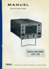 Oscilloscopi CENTRAD 272-273: manuale originale in francese