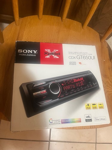 Sony xplod cdx gt650ui am - sony, fm/am