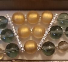 Bracciale Antica Murrina con montatura in argento sterling 925,raro.