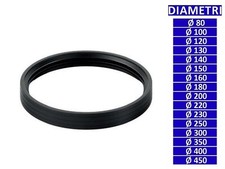 ALLINOX Guarnizione Siliconica Per Tubo Canna Fumaria Anello In Silicone