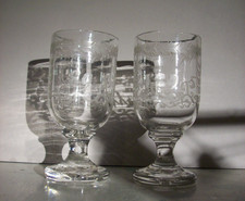 antico 2 bicchieri da vino