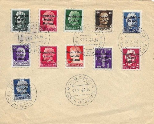 Storia postale 1944 busta - -,