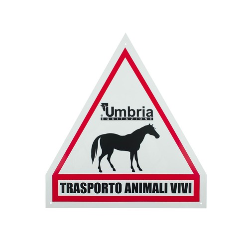Cartello trasporto cavalli