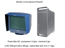monitor Electron blue 19 la cie e Power Mac G5 processore 1.8 ghz