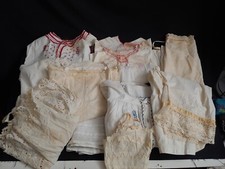 Antica biancheria intima Ricamata Camicie Da Notte Culotte Epoca Lotto