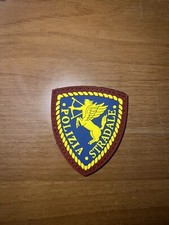 SCUDETTO, PATCH , POLIZIA STRADALE IN PVC 3D