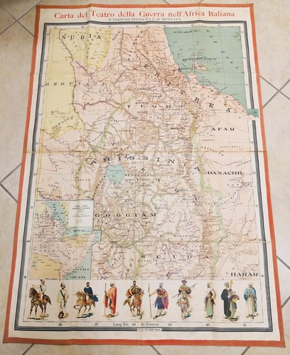 Rara carta geografica colori - a,