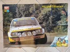 RALLY ASCONA 2.0 SR GR.2 RUDY MAURIZIO VERINI ROBERTO DAL POZZO MAXI POSTER 1979