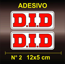 Adesivi Sticker DID RACING | MOTO BIKE KTM APRILIA MOTOCROSS RACE PARTS CHAIN