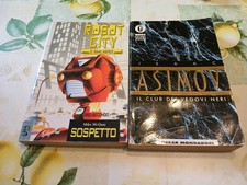 Asimov Club Dei Vedovi Neri + Robot City Libro Secondo Sospetto McQuany