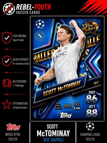 Topps match attax 2025 - match, 2025/26
