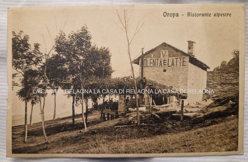 Cartolina oropa ristorante - cartolina,