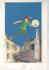 "PETER PAN" - Tavola originale di PIETRO GAMBA FIRMATA!!!