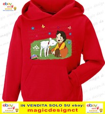 HEIDI fiocco di neve Felpa cappuccio bambino serie tv cartone animato