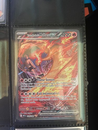 Carta pokemon tcg moltres - tcg, ex